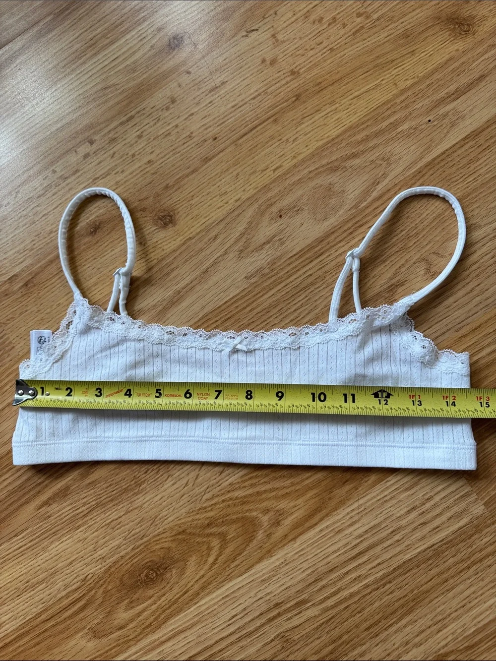 SKIMS Cotton Lace Pointelle Bralette ✨ size L